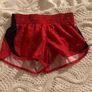 Nike Dri-Fit Running Shorts Red/Black